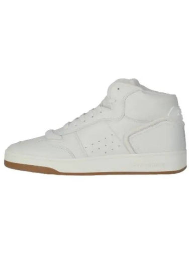 Mid Top Sneakers Vintage White - SAINT LAURENT - BALAAN 1