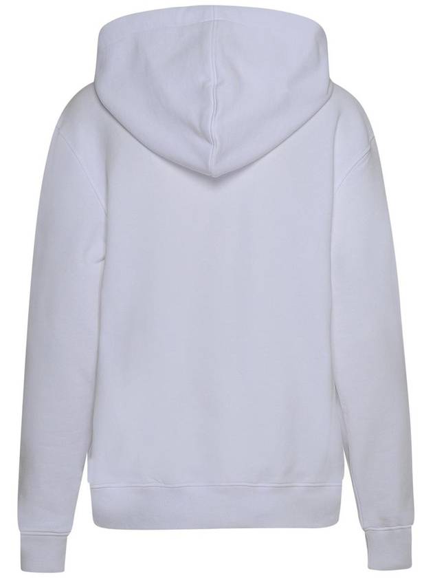 Women's Burger Logo Hooded Top White - MOSCHINO - BALAAN 4