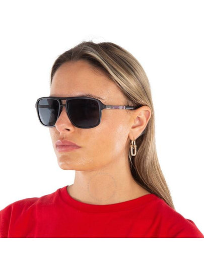 Guess Factory Smoke Navigator Ladies Sunglasses GF5085 02A 58 - GUESS - BALAAN 2