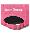 Women Pink Logo Ball Cap Hat PMLB003C99FAB001 - PALM ANGELS - BALAAN 4