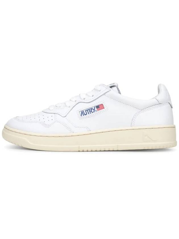 Medalist Leather Low Top Sneakers White - AUTRY - BALAAN 4