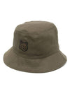 Fox Head Patch Bucket Hat Khaki - MAISON KITSUNE - BALAAN 2