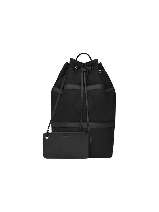 Rive Gauche Eco Nylon Cross Bag Black - SAINT LAURENT - BALAAN 3