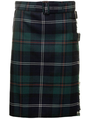 Women's Classic H-Line Skirt Green - BURBERRY - BALAAN 1