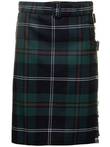 Women's Classic H-Line Skirt Green - BURBERRY - BALAAN 1