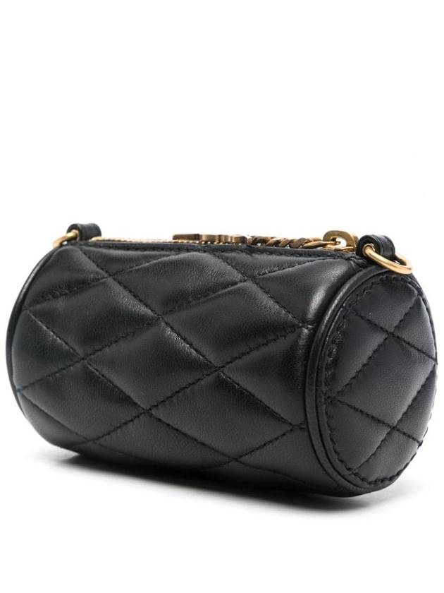 Micro Sade Tube Lambskin Shoulder Bag Black - SAINT LAURENT - BALAAN 4