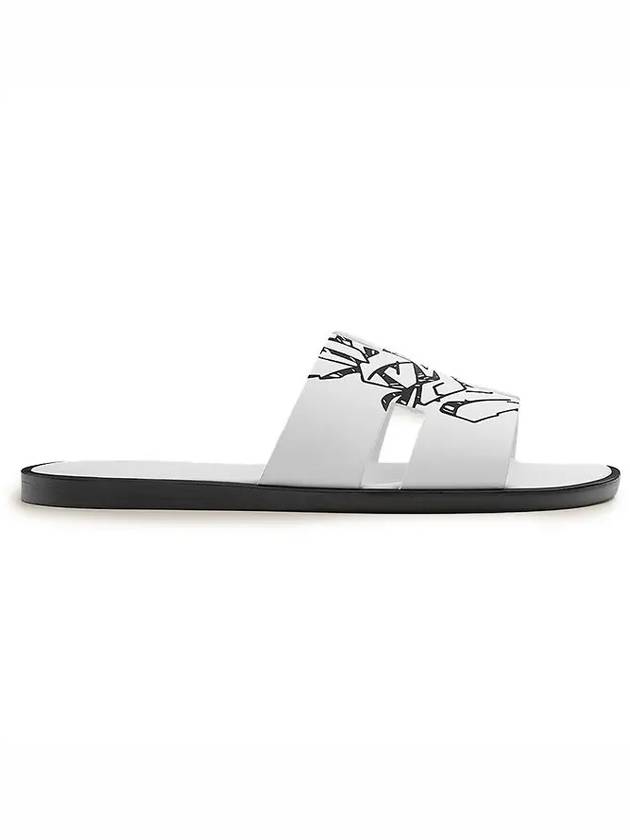 Men's Izmir Graffiti Sandals White - HERMES - BALAAN 3