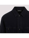 pocket button cotton denim jacket navy - LEMAIRE - BALAAN 5