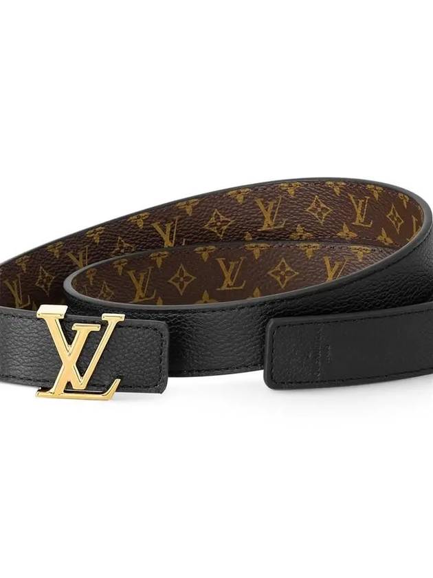 LV Iconic 25mm Reversible Leather Belt Black - LOUIS VUITTON - BALAAN 2