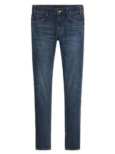 Dark Union Wash Skinny Jeans Blue - CELINE - BALAAN 2