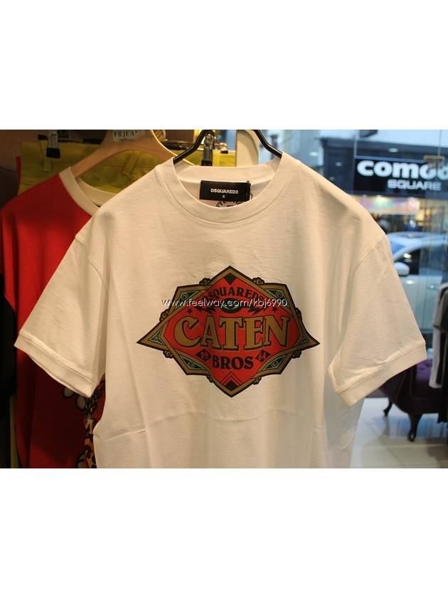 Men's CATEN Short Sleeve TShirt S74GD0032 - DSQUARED2 - BALAAN 6