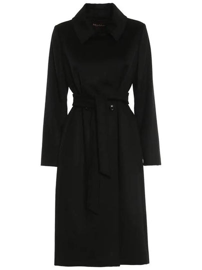 Women's Bcollag Wool Double Coat Black - MAX MARA - BALAAN 2