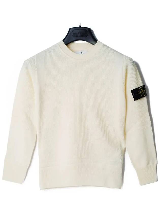 Kids Women s Wappen Knit Ivory 7516502A4 V0099 - STONE ISLAND - BALAAN 2