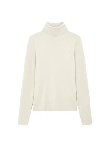 Women's Wool Blend Turtleneck Knit Ivory 270593 - DRIES VAN NOTEN - BALAAN 1