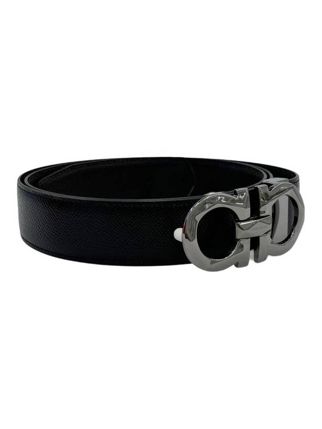 Ferragamo Gancini Reversible Belt 725421 - SALVATORE FERRAGAMO - BALAAN 4