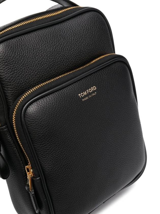 Berkeley Double Zipper Small Shoulder Bag Black - TOM FORD - BALAAN.