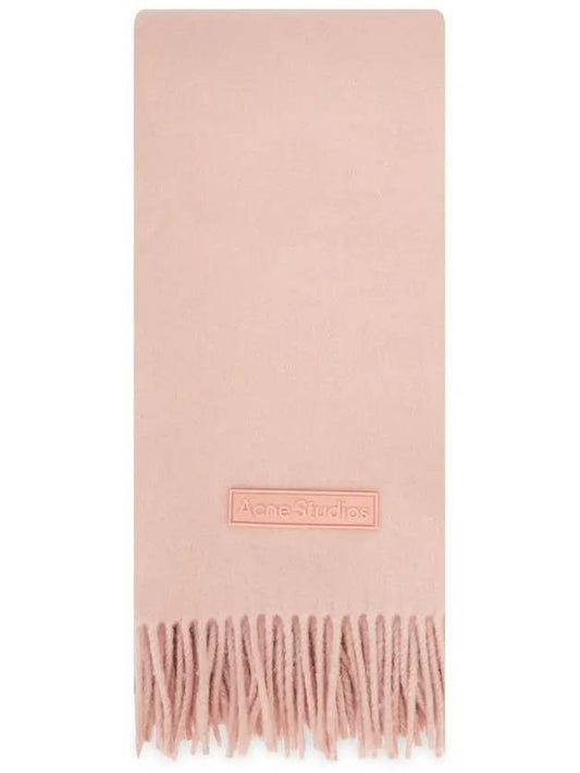 Wool Fringe Muffler Pink - ACNE STUDIOS - BALAAN 2