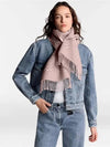 LV Essential Shine Wool Scarf Rose - LOUIS VUITTON - BALAAN 6