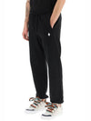 Cross Relaxed Drawstring Track Pants Black - MARCELO BURLON - BALAAN 5