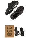 Yeezy Boost 350 V2 Low Top Sneakers Triple Black - ADIDAS - BALAAN 9