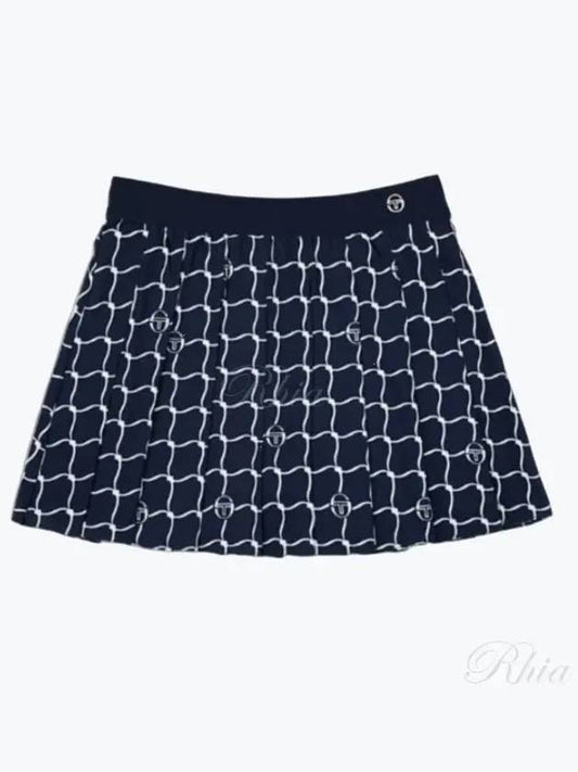 24 Orazio Printed Scott STS24W50868 Maritime Blue Skirt - SERGIO TACCHINI - BALAAN 1