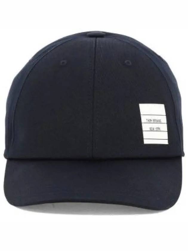 Classic Logo Patch Ball Cap Navy - THOM BROWNE - BALAAN 2