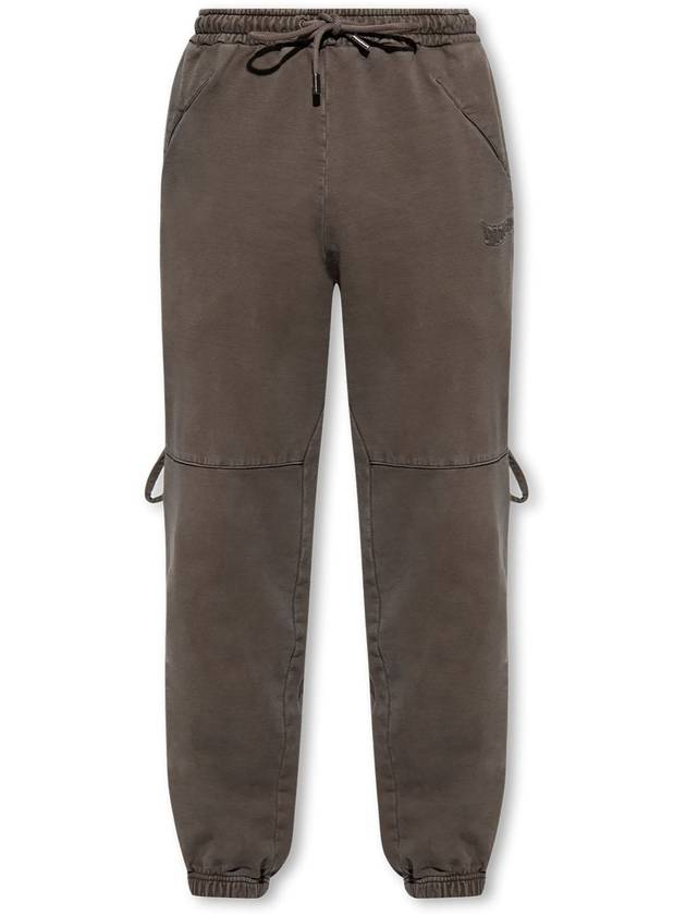 Camargue Clay Logo Cotton Jogging Pants Dark Brown - JACQUEMUS - BALAAN 2