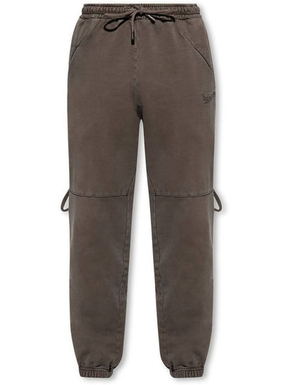 Camargue Clay Logo Cotton Jogging Pants Dark Brown - JACQUEMUS - BALAAN 2