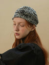 70’s Tweed Beanie Black - BROWN HAT - BALAAN 2