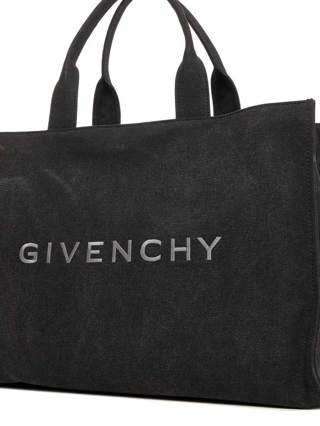 Logo embroidered open top tote bag BK50DXK1Y2_001 - GIVENCHY - BALAAN 6