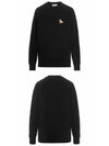 Chillax Fox Patch Classic Sweatshirt Black - MAISON KITSUNE - BALAAN 5