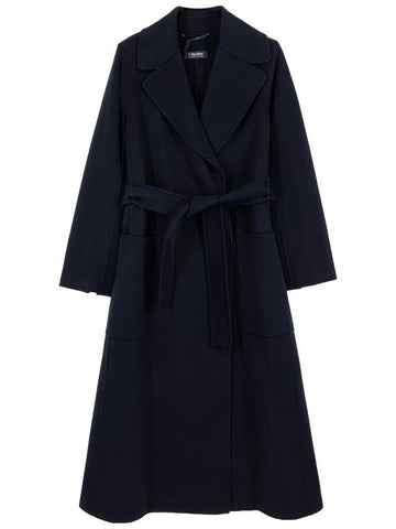 Women s Paolore Belted Coat Blue 2429016151600 012 - MAX MARA - BALAAN 1