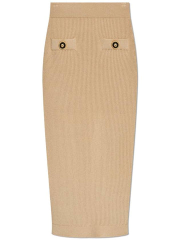 Balmain Pencil Skirt, Women's, Beige - BALMAIN - BALAAN 1