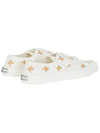 All Over Fox Head Printing Canvas Low Top Sneakers White - MAISON KITSUNE - BALAAN 5