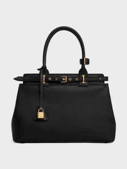 Conti Natural Calfskin Tote Bag Black - CELINE - BALAAN 2