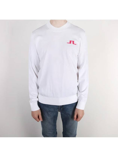 Gus Logo Regular Fit Knit Top Cloud White - J.LINDEBERG - BALAAN 2