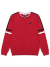 golfwear tri-color sweater red white - ONOFF - BALAAN 1