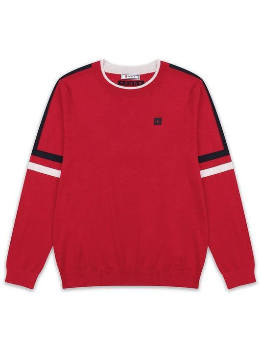 golfwear tri-color sweater red white - ONOFF - BALAAN 1