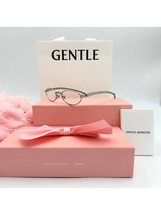 Gentle Monster x Jenny Salon Barrette 02 Glasses Silver Metal Clear DSTWI61KT3JI - GENTLE MONSTER - BALAAN 1