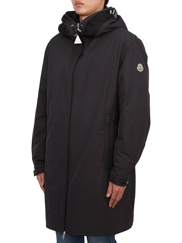 Nible Long Down Padding Black - MONCLER - BALAAN 5