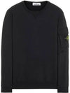 Waffen Patch Zipper Pocket Sweatshirt Black - STONE ISLAND - BALAAN 2