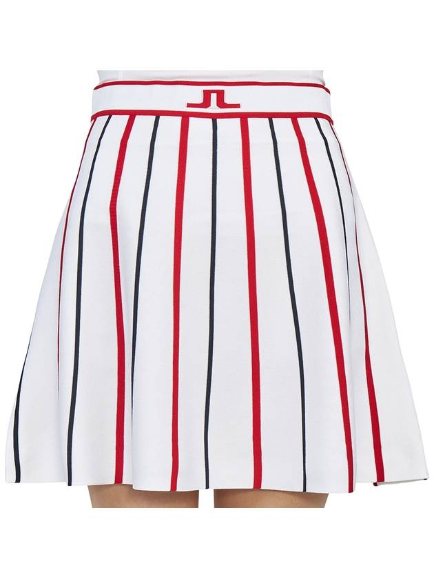 Women's River Knitted Golf Skirt White - J.LINDEBERG - BALAAN 7