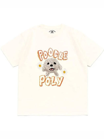 POODLE POLY T SHIRTS IVORY - POLYGRAM - BALAAN 2