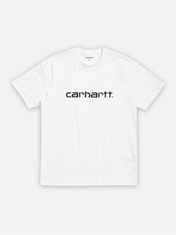 Men s short sleeve t shirt white I031047 00AXX - CARHARTT - BALAAN 1