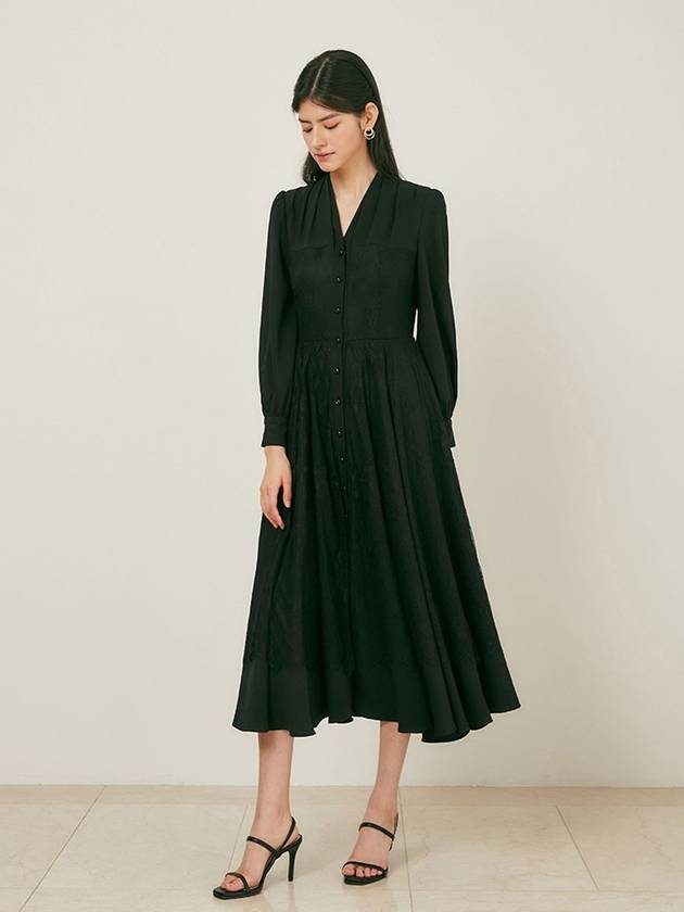 Alessandra long dress black - AME - BALAAN 6