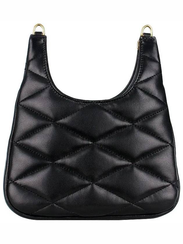 Sade Lambskin Shoulder Bag Black - SAINT LAURENT - BALAAN 3