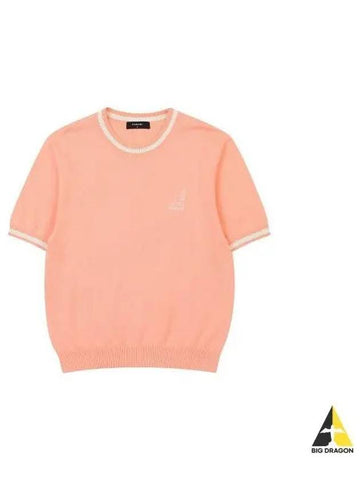 EDEW Women s Knit Pullover 6108 Peach Pink - KANGOL - BALAAN 1