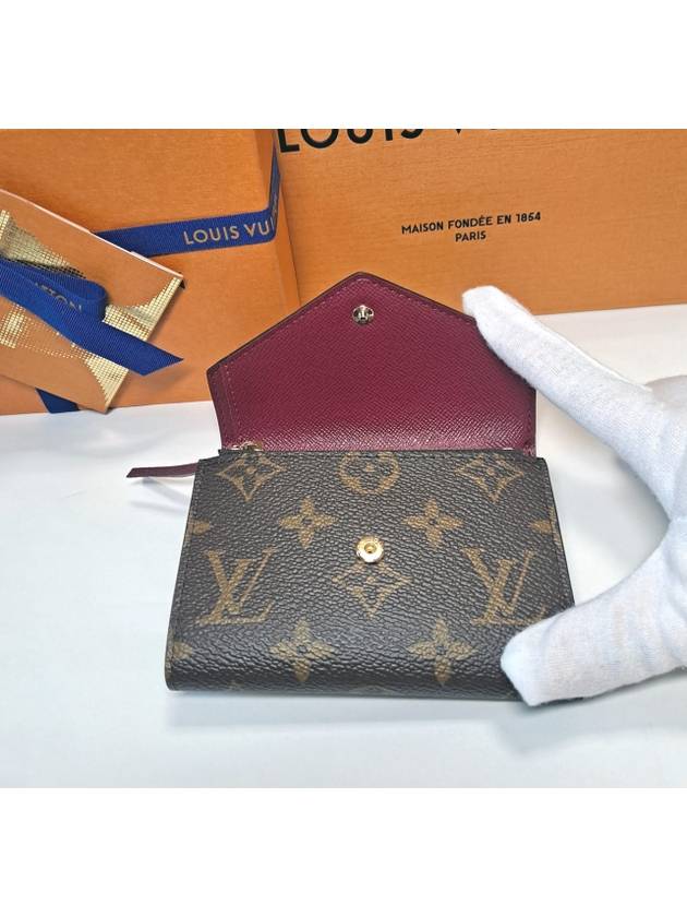 Victorine Monogram Half Wallet Fuchsia - LOUIS VUITTON - BALAAN 5