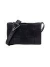 Urban Leather Crossbody Cassette Black Silver - BOTTEGA VENETA - BALAAN 4