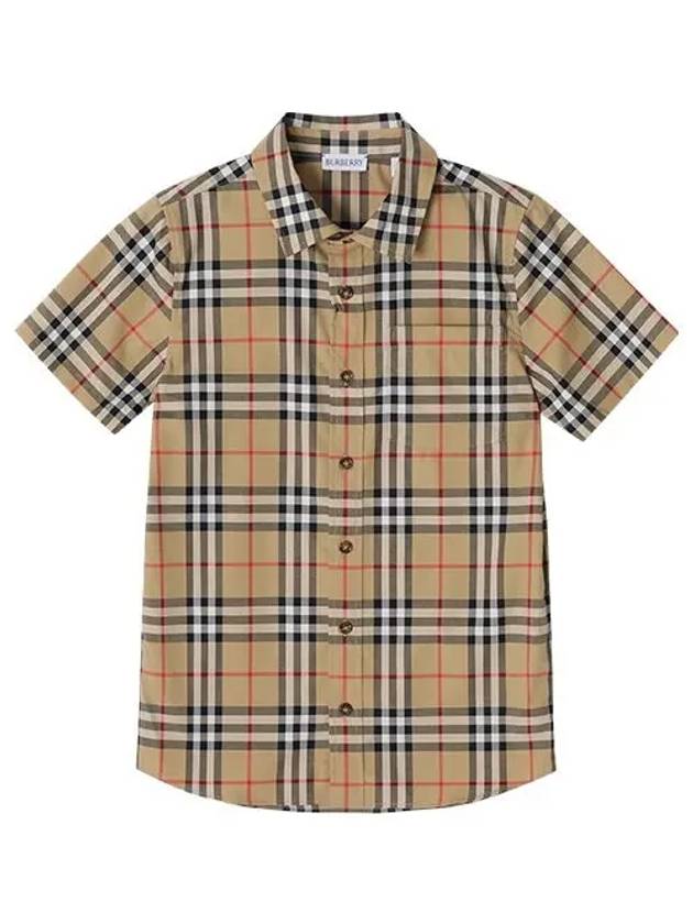 Kids Shirt 8078748ARCHIVEBEIGE Beige - BURBERRY - BALAAN 6